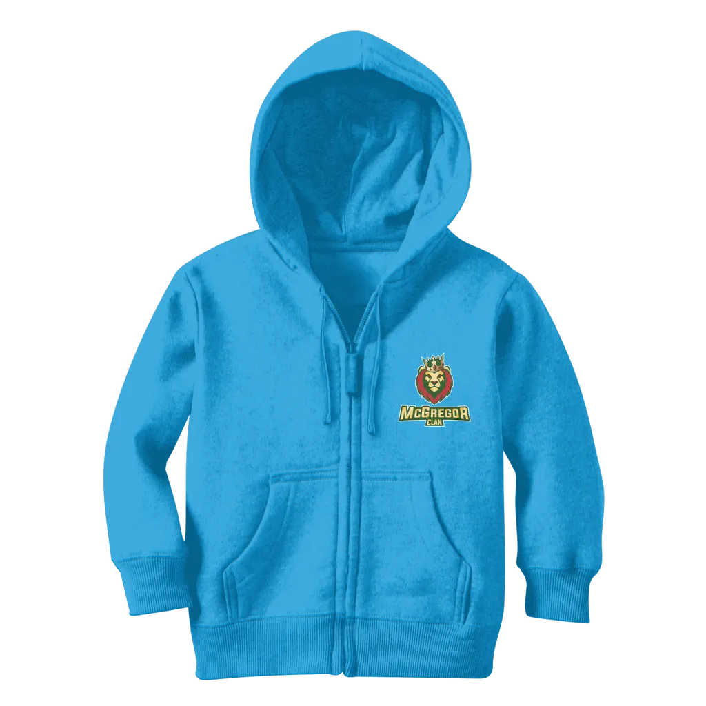 McGregor Clan lion head Classic Kids Zip Hoodie