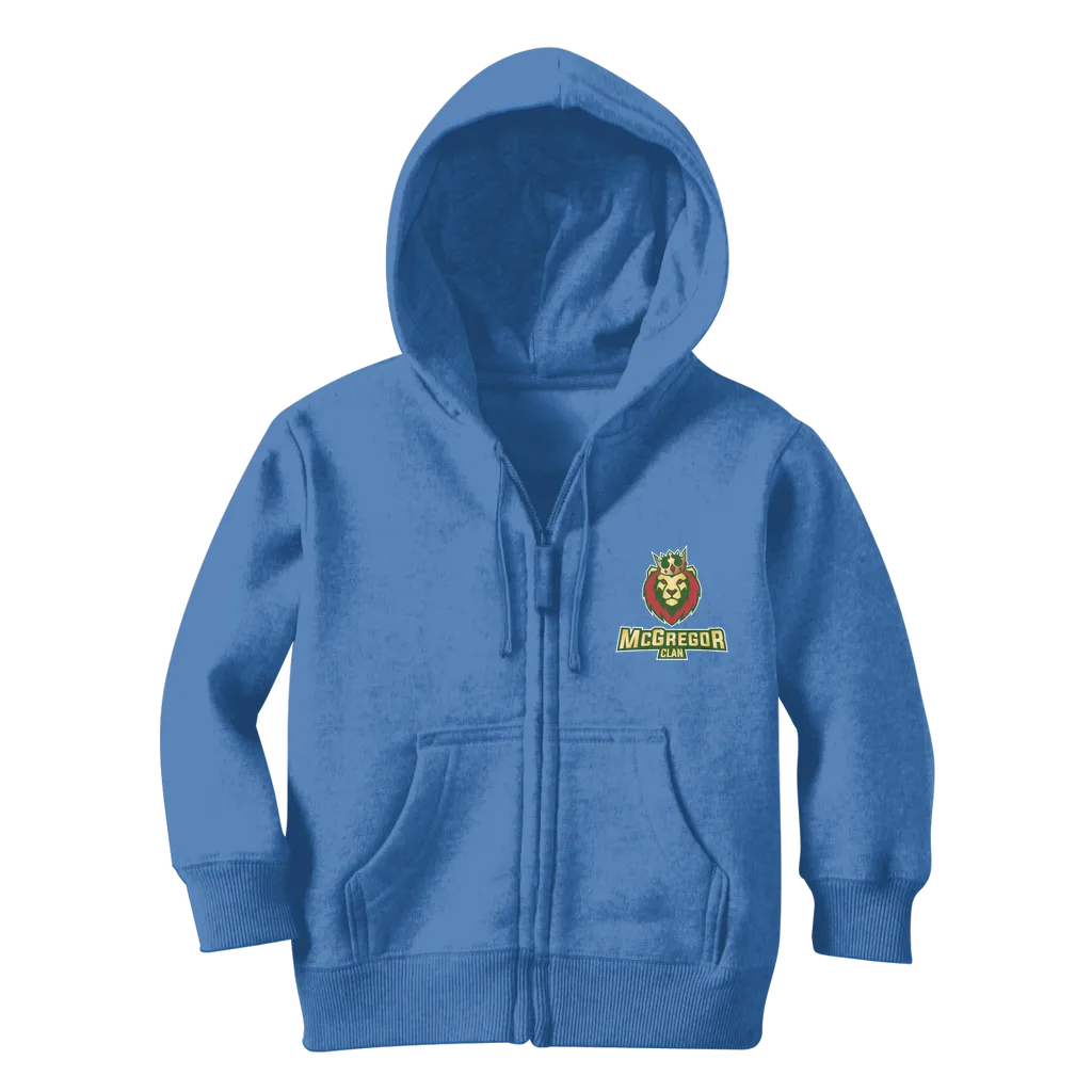 McGregor Clan lion head Classic Kids Zip Hoodie